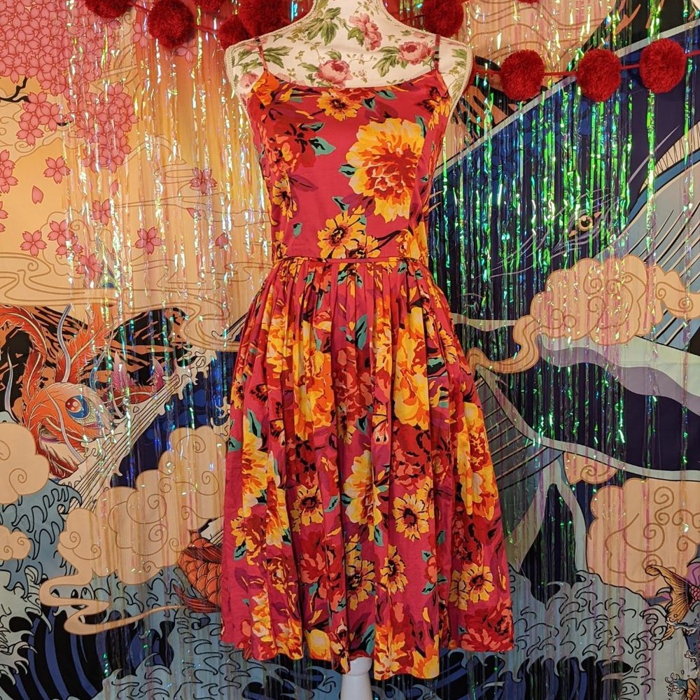 Isaac Mizrahi Floral Dress - Size 4